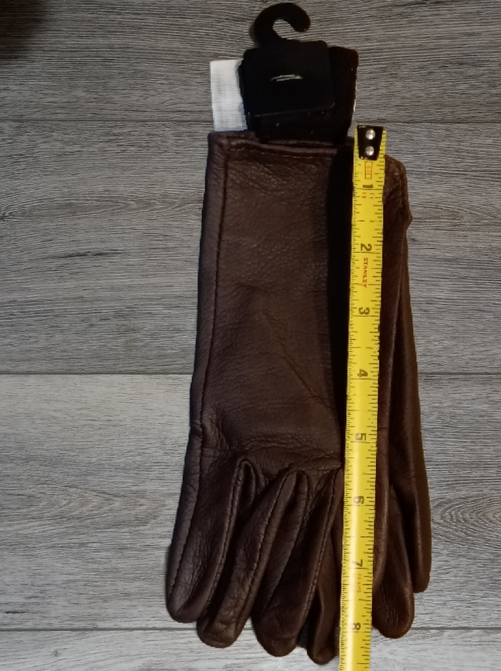 Geier Deerskin Brown Men’s Driving Gloves - Size 6 - Picture 3 of 5